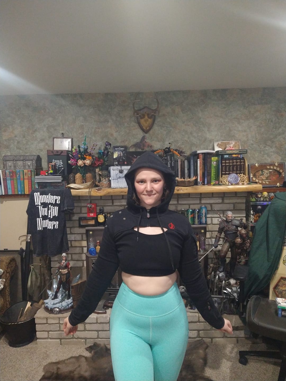 Customer photo review of Rogue Cropped Hoodie