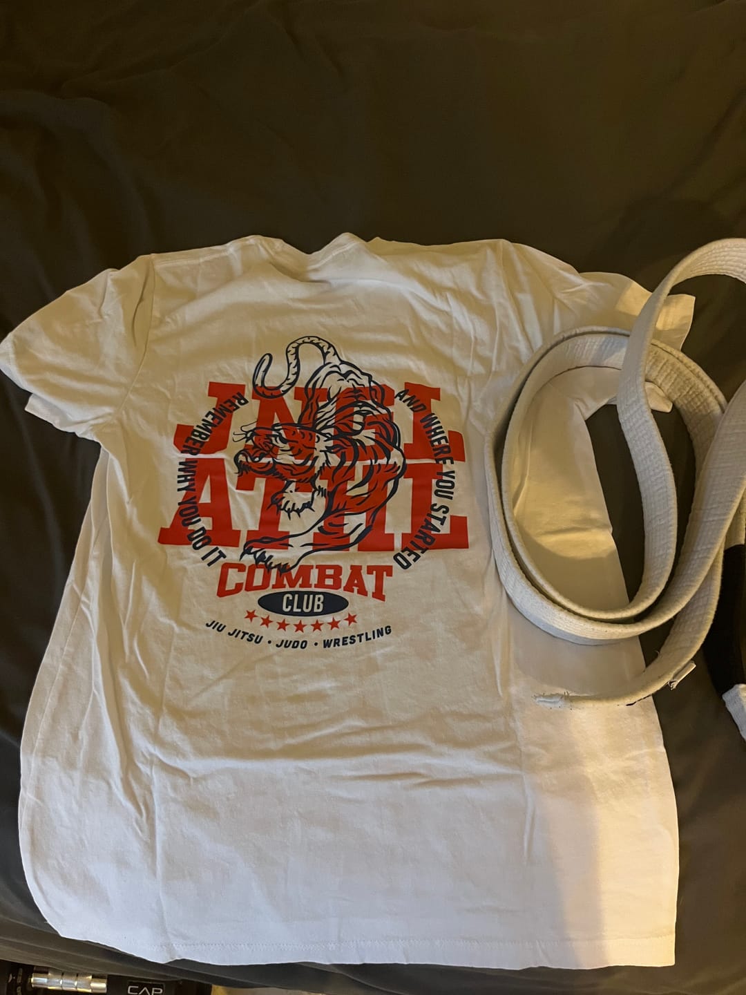 Customer photo review of JNGL ATHL Combat Club T-Shirt