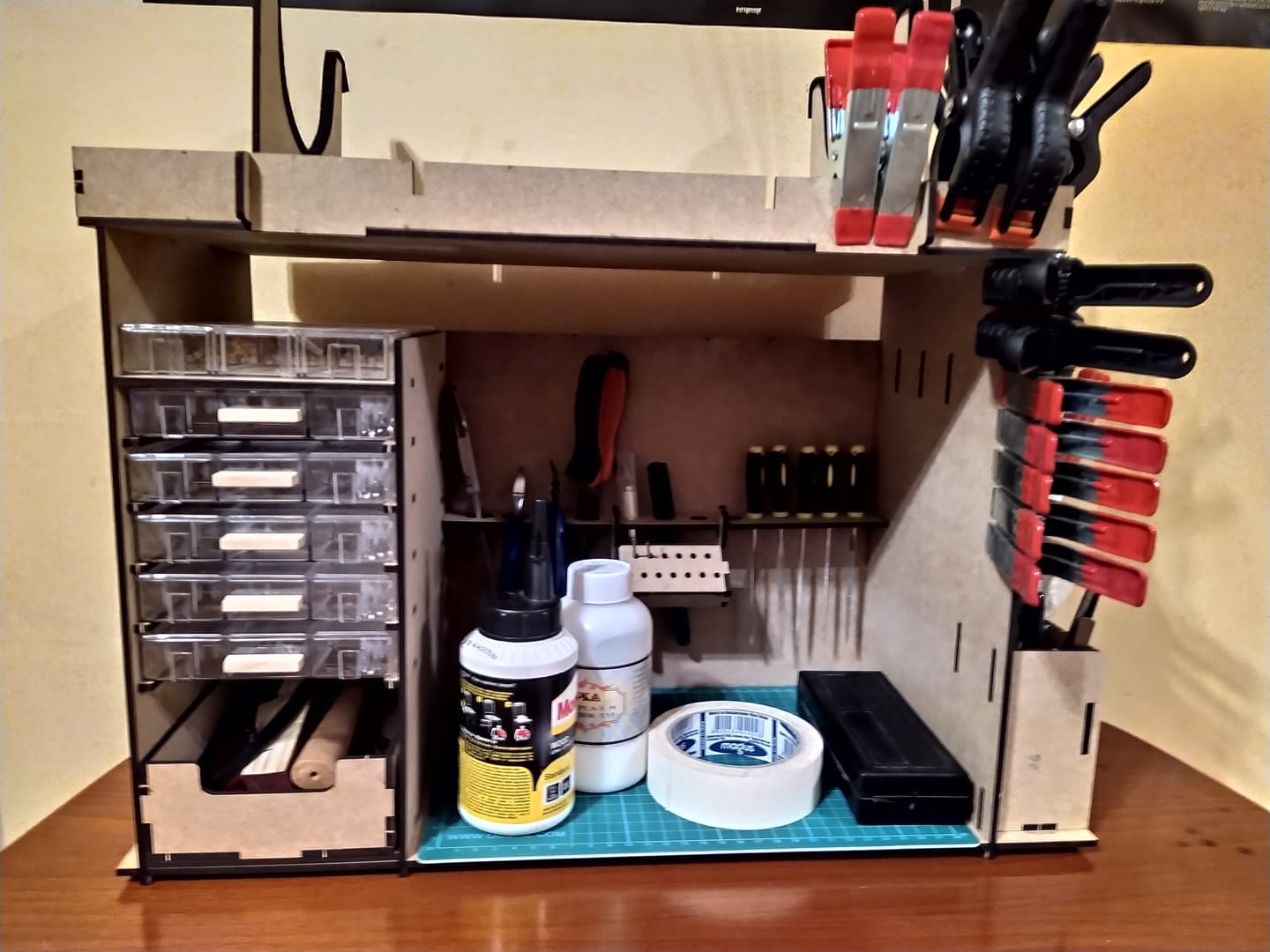 Customer photo review of Mueble taller organizador