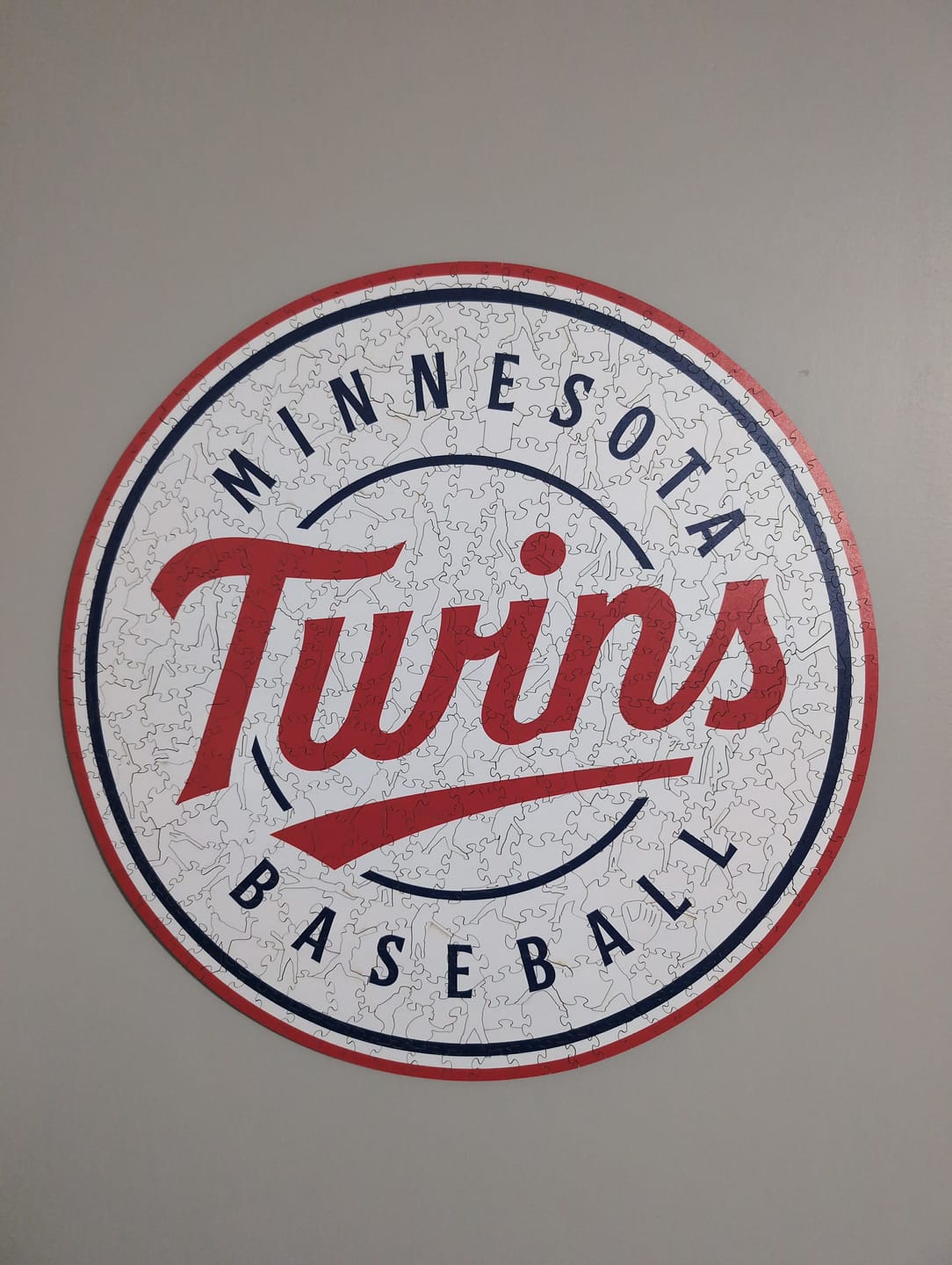 Customer photo review of Minnesota Twins™ - Wooden Puzzle