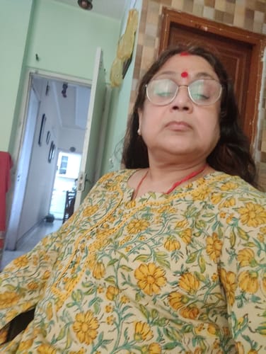 Customer photo review of "Rangrez" Hand Embroidered Block Printed Cotton kurta