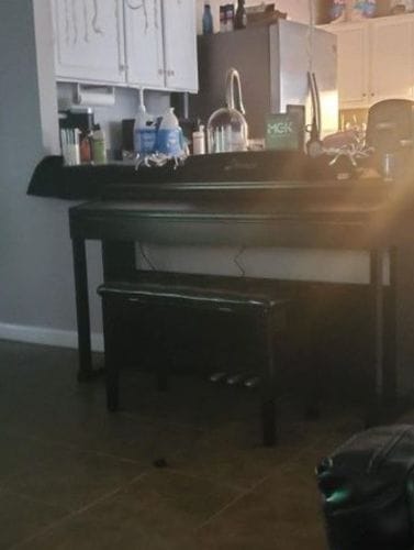 Customer photo review of Donner DDP-100 Upright Digital Piano