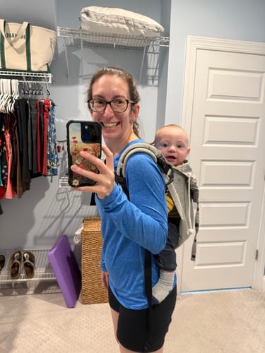 Customer photo review of Silver DidyGo Onbuhimo by Didymos