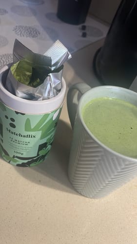 Customer photo review of Té Matcha Premium 100% - (para 1 -3 meses)