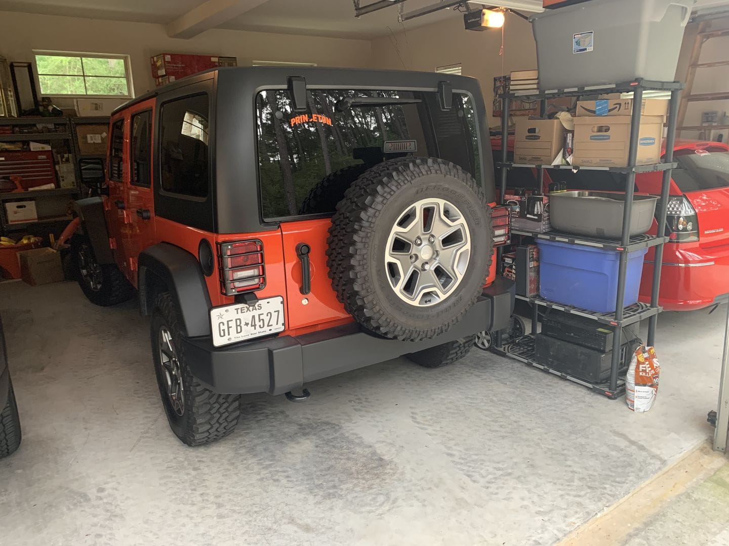 Customer photo review of Black Euro Tail Light Covers for 11-18 Jeep Wrangler JK/ JKU