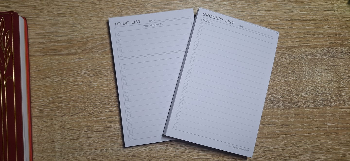 Customer photo review of Notepad Insert - Grocery List