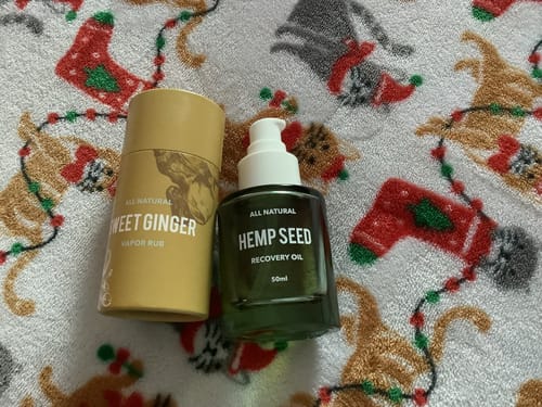 Customer photo review of Sweet Ginger Vapor Rub