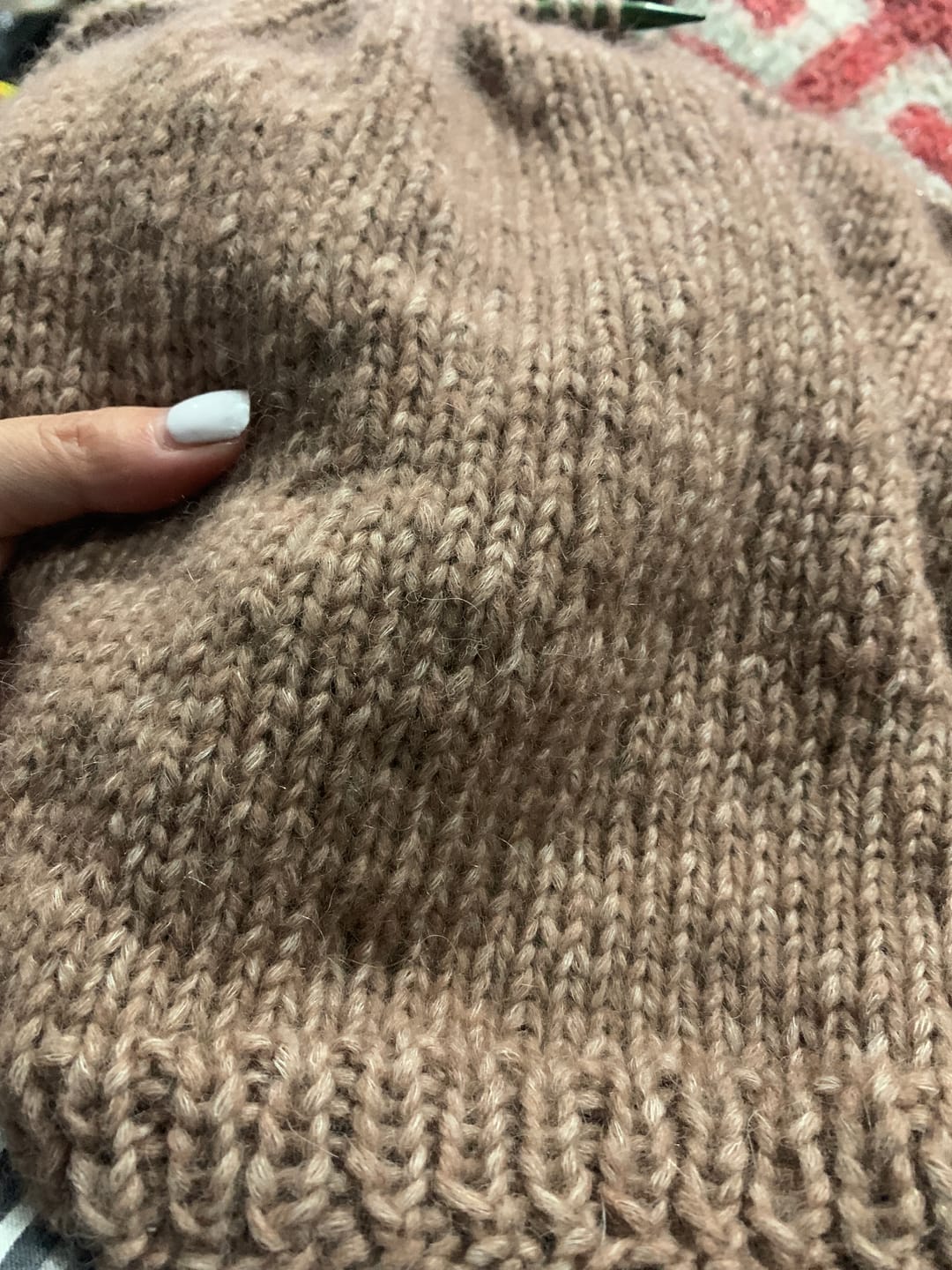 Customer photo review of Snefnug  (55% Baby Alpaca / 35% Algodón / 10% Lana Merino Extra Fina)