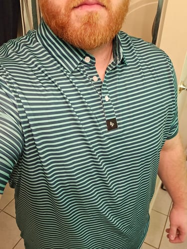 Customer photo review of Tight Stripes - Teal