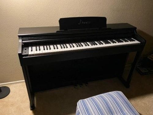 Customer photo review of Donner DDP-100 Upright Digital Piano