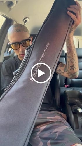 Customer photo review of Donner HUSH-I PRO Acoustic-Electric Guitar