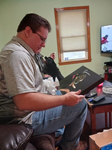 Customer photo review of Pet Art Canvas Wrap