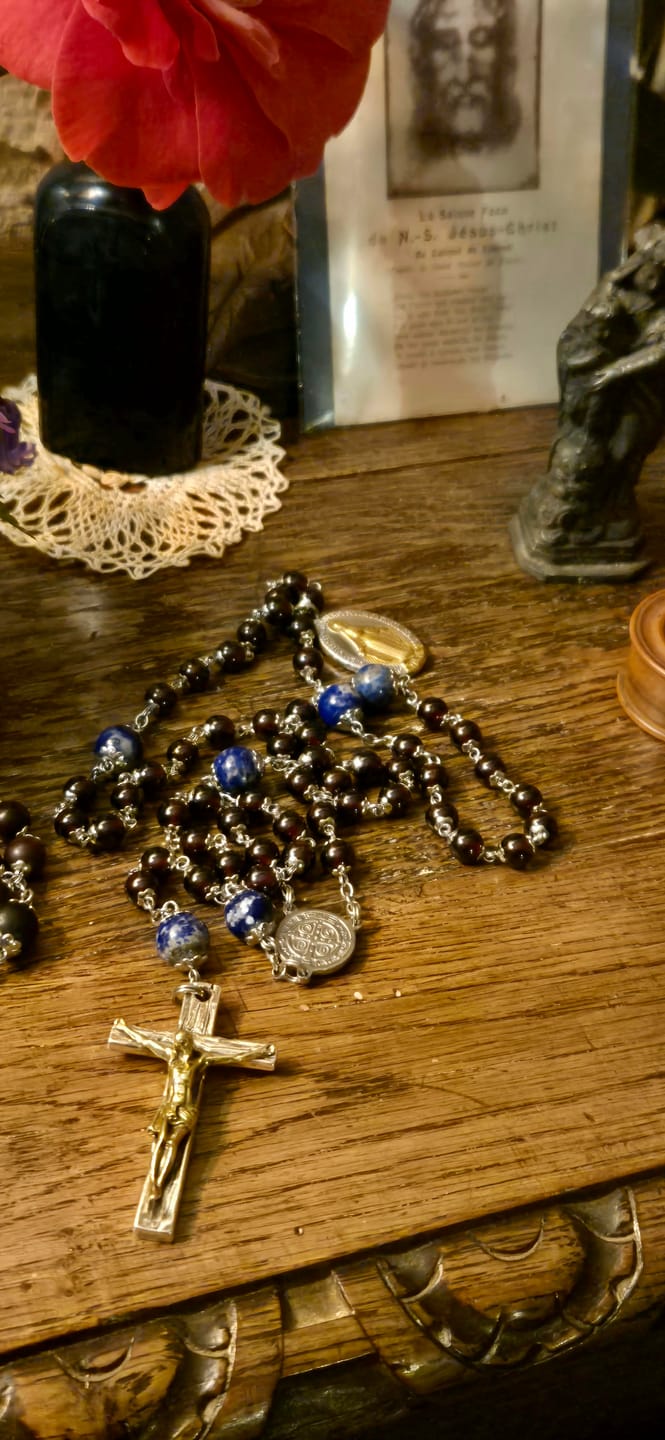 Customer photo review of LE CHAPELET PERSONNALISÉ (Étape 1 : Choix des perles Ave)