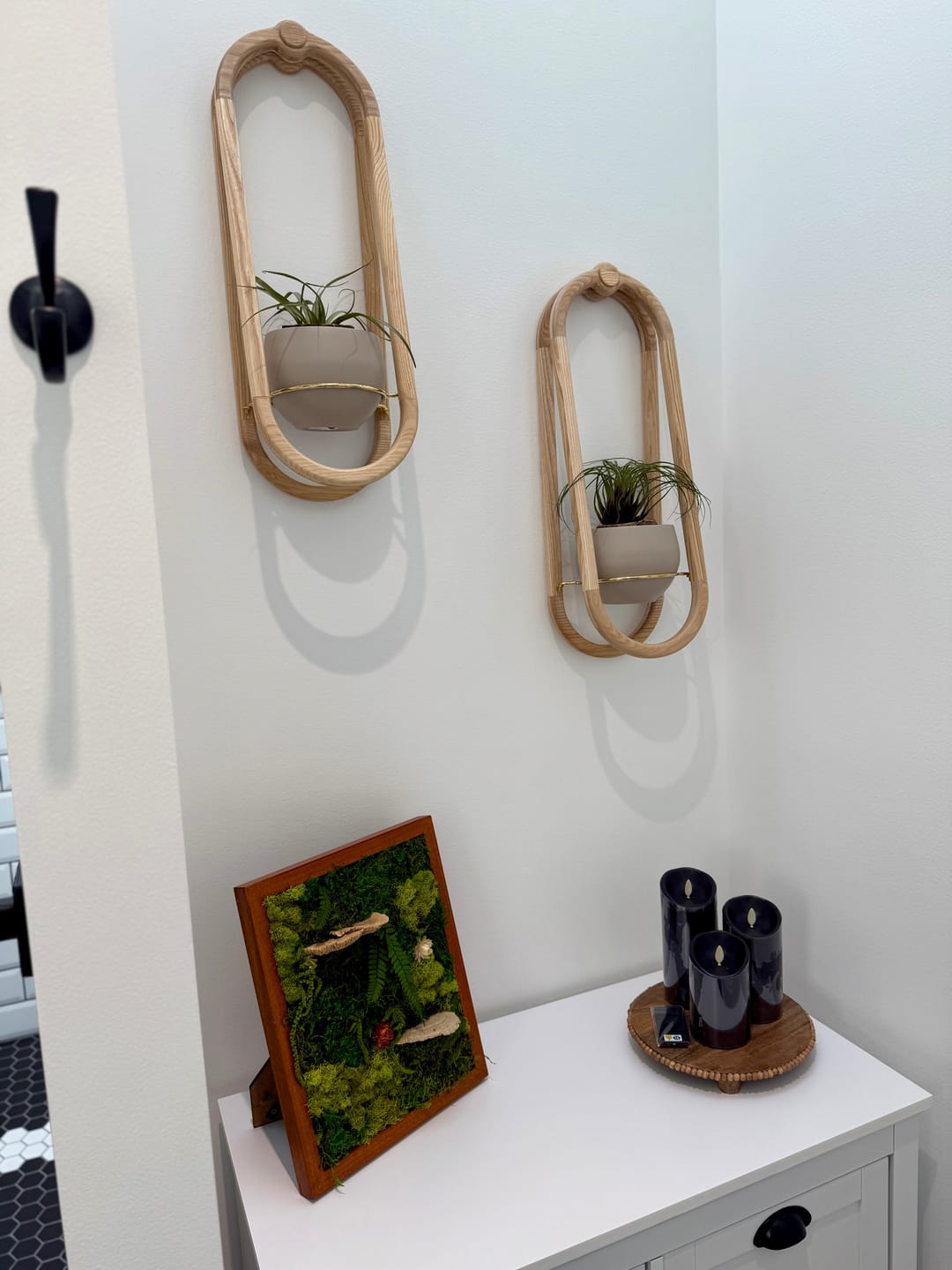Customer photo review of Frame Wall Planter + Pot Duo