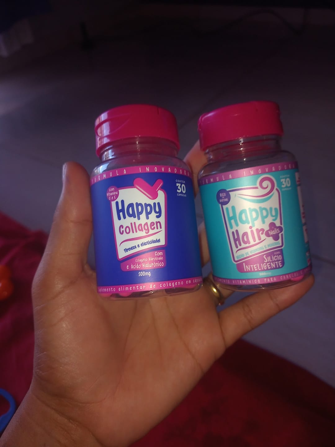 Customer photo review of Happy Hair 2 Potes