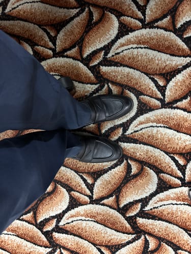 Customer photo review of Wayne Penny Loafer - Black Pebble Grain Leather (Crepe Sole)