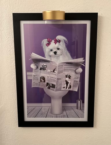 Customer photo review of Fun in the tub - Personalized poster