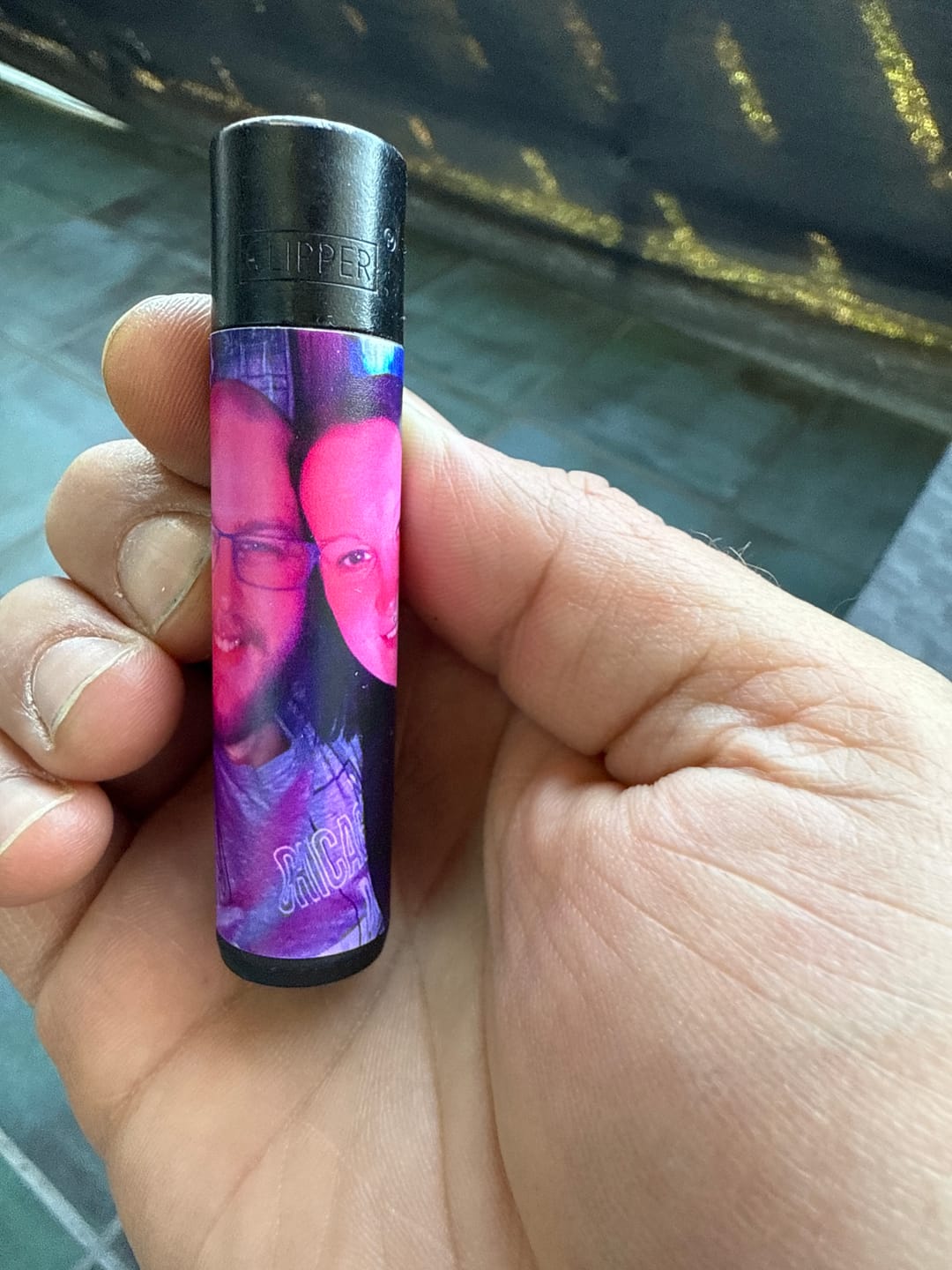 Customer photo review of Personalisierter Clipper mit deinem Bild