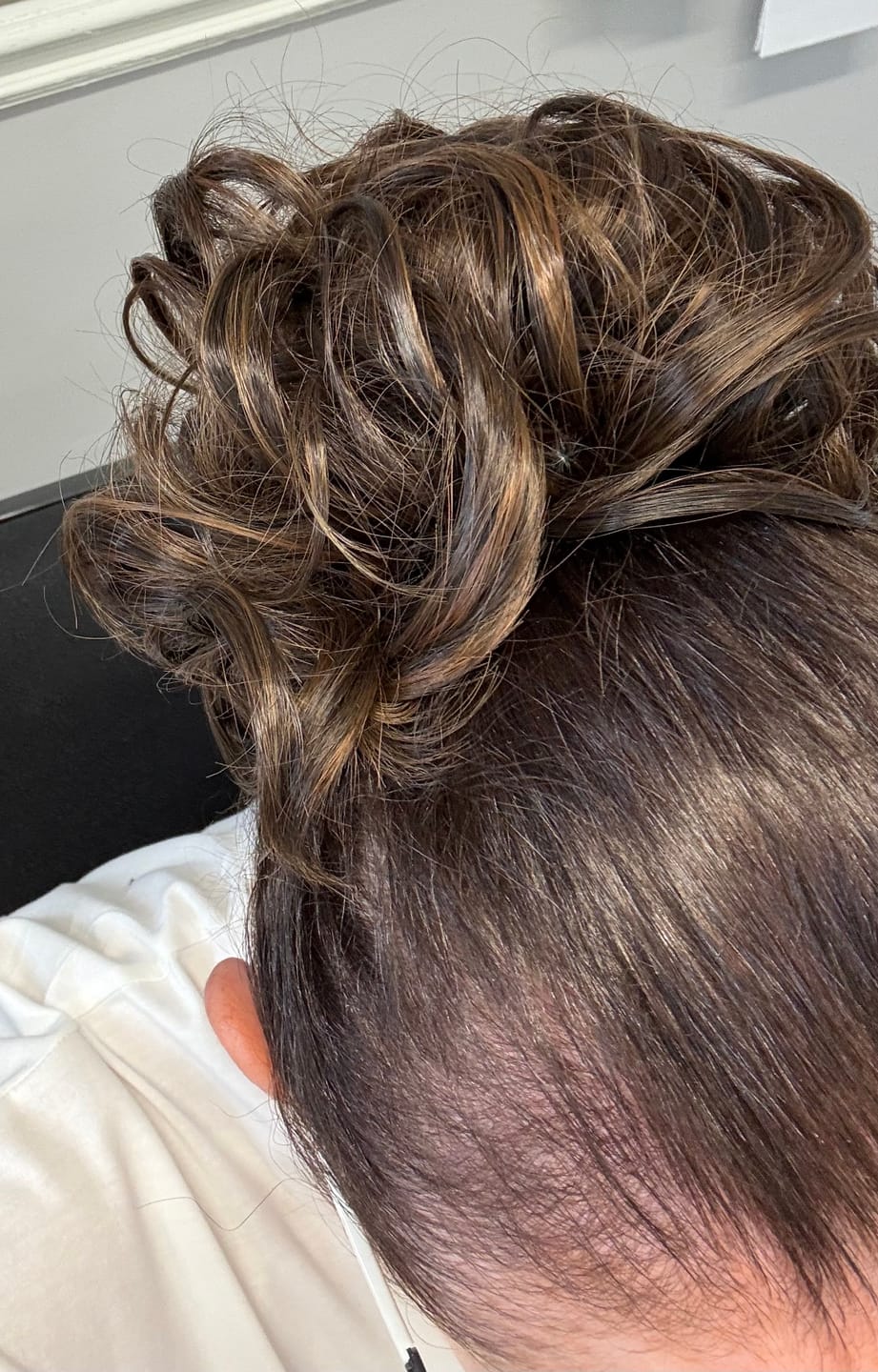 Customer photo review of Stranded Messy Scrunchie Bun - Duo Pack - Curly & Flicky Styles #2/5 Azalea