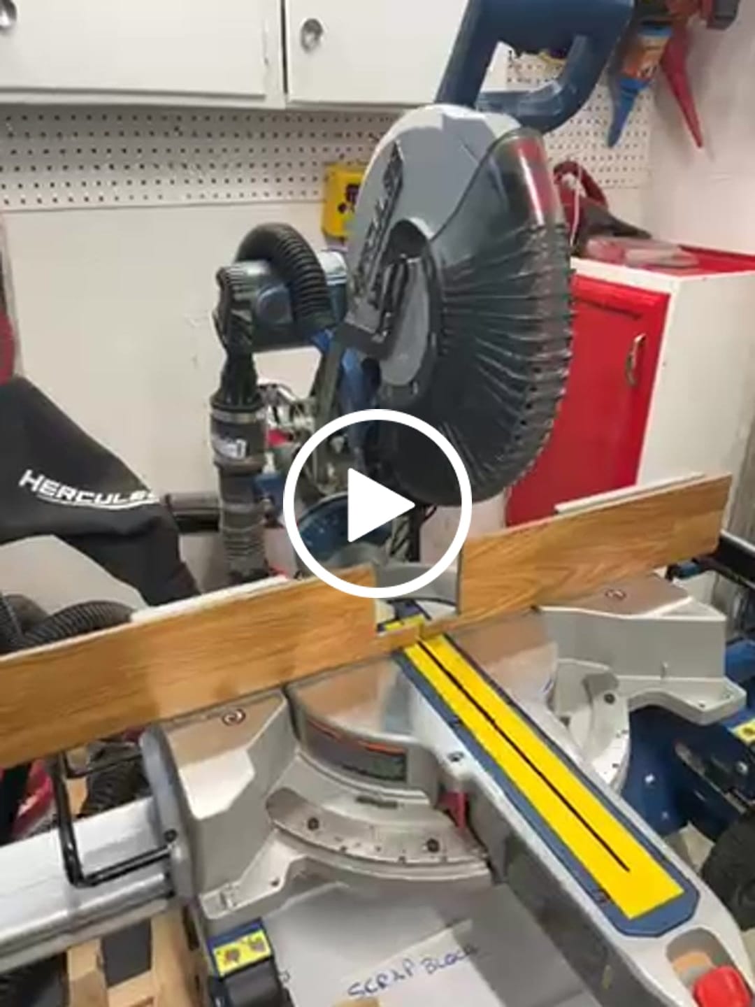 Customer video review of Hercules 12" Sliding Compound Miter Saw Dust Collection