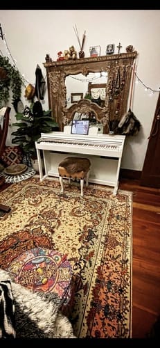 Customer photo review of Donner DDP-100 Upright Digital Piano