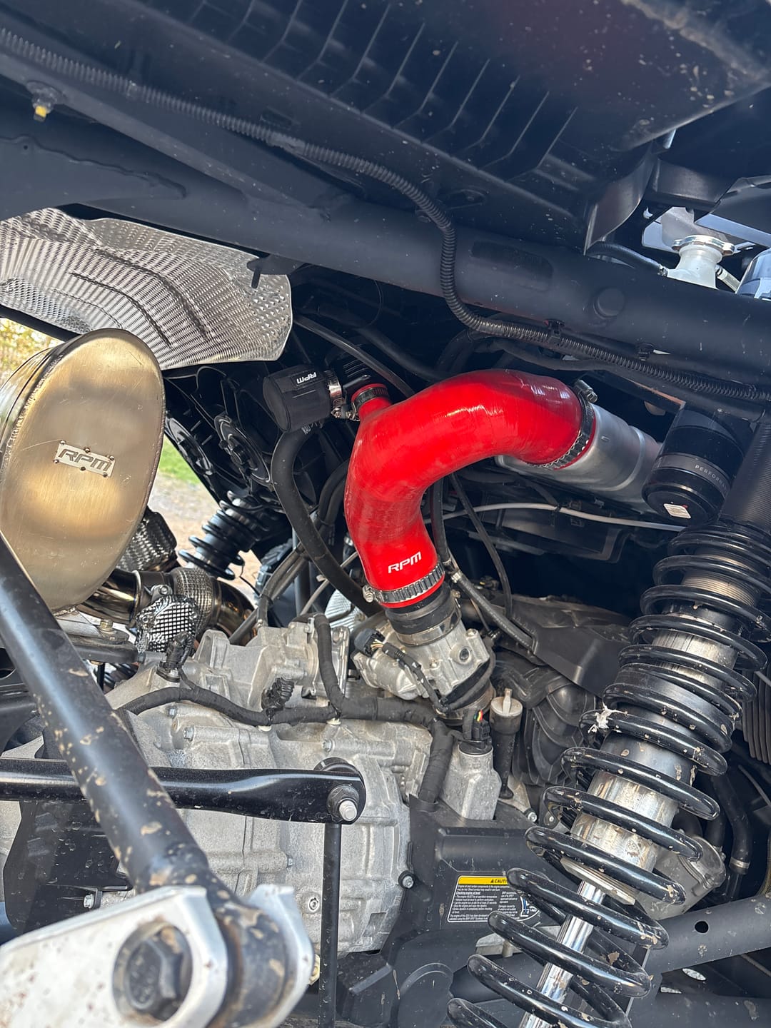 Customer photo review of RPM Can-Am Maverick R Blow Off Valve (BOV) Kit 2024+