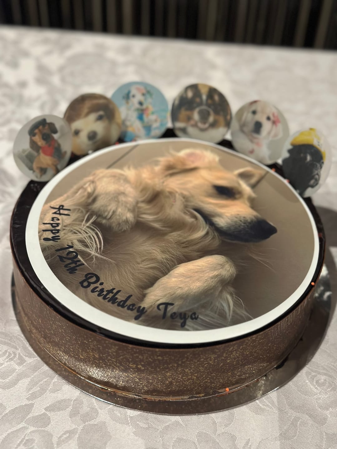 Customer photo review of Wafer Paper (0.3mm thin) - 12 x 5 cm Pre-cut Cupcake Custom Edible Images
