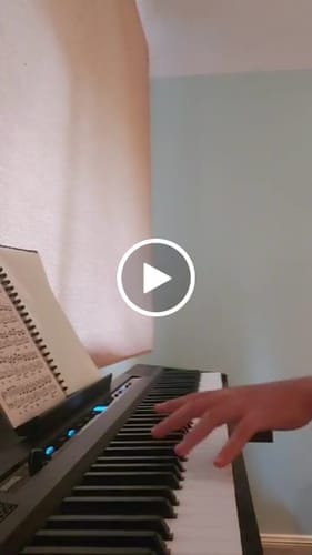 Customer photo review of Donner DEP-16 Portable Digital Piano