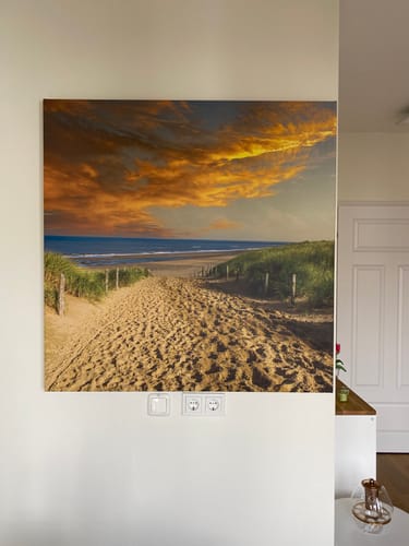 Customer photo review of Leinwandbild | Nordseeküste | Quadrat