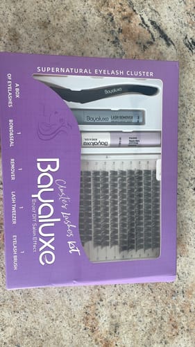 Customer photo review of 3-in-1 Lash Bond & Seal & Remover（Black Bond）