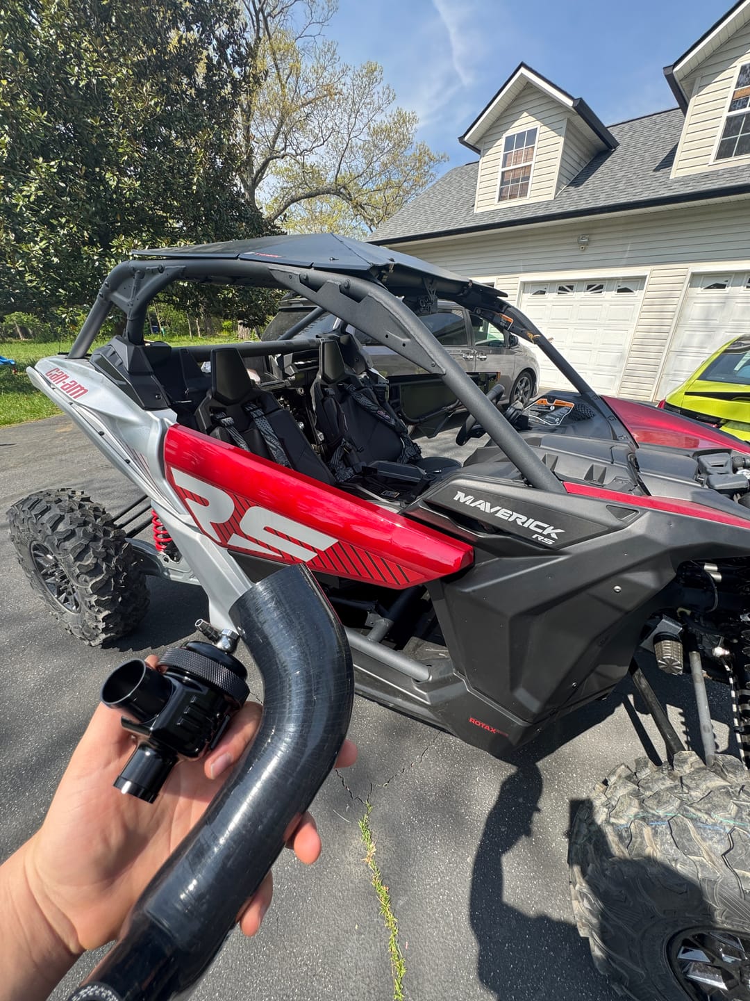 Customer photo review of RPM 120hp & 135hp Base Maverick Turbo X3 BOV Blow Off Valve Kit
