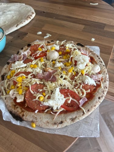 Customer photo review of Sourdough Pizza Bases