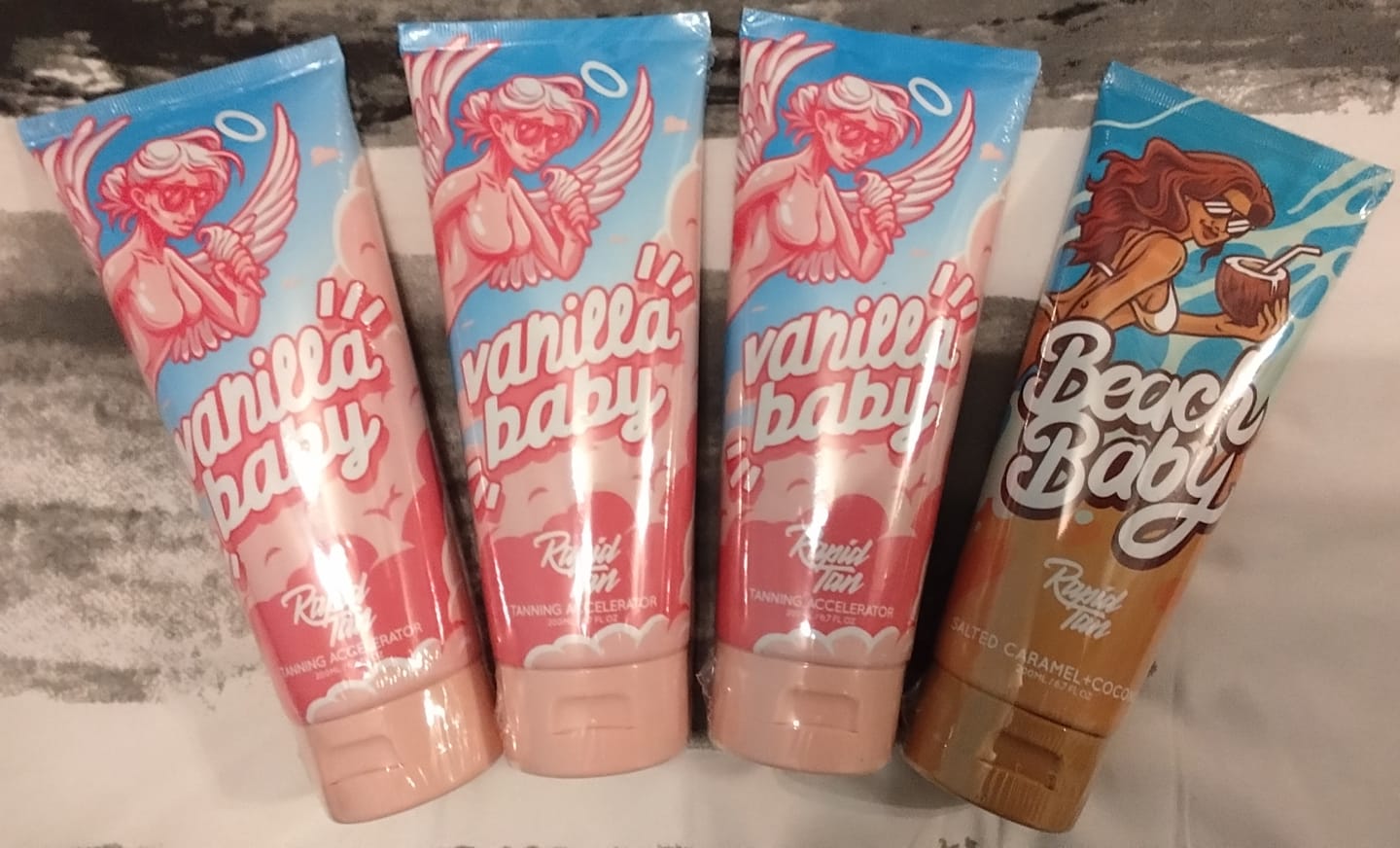 Customer photo review of **Pre Order** RAPID TAN - VANILLA BABY - ADVANCED TANNING ACCELERATOR