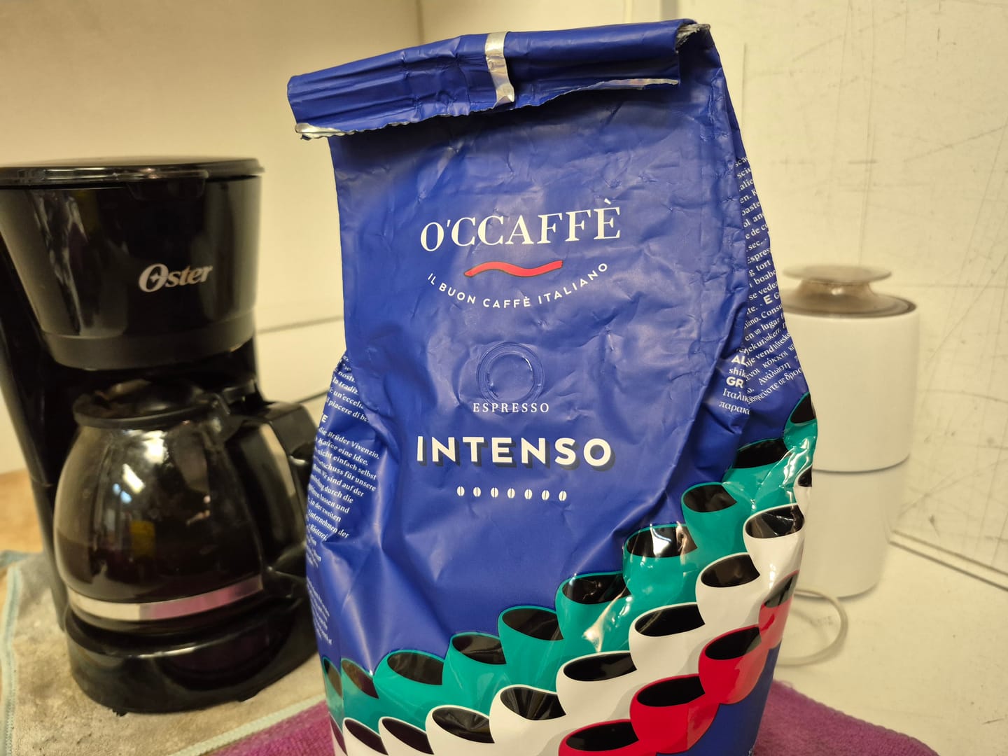 Customer photo review of Occaffe Grano Intenso Professional 1kg