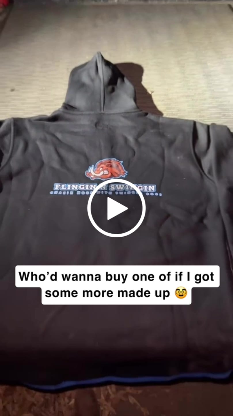 Customer video review of Black - Royal Blue Trim | Half Zip Long Tail Hoody