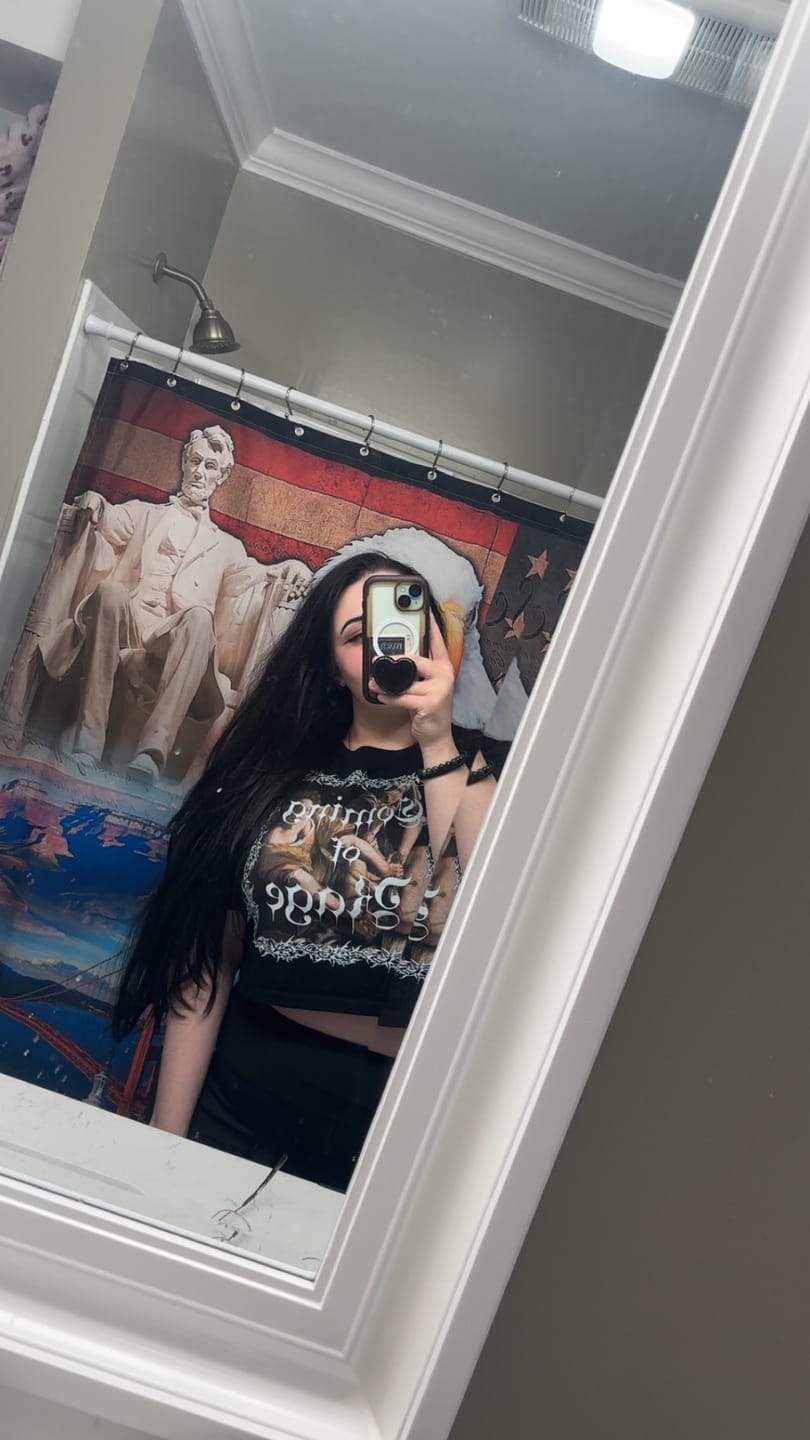 Customer photo review of Coming of Rage Crop Tee