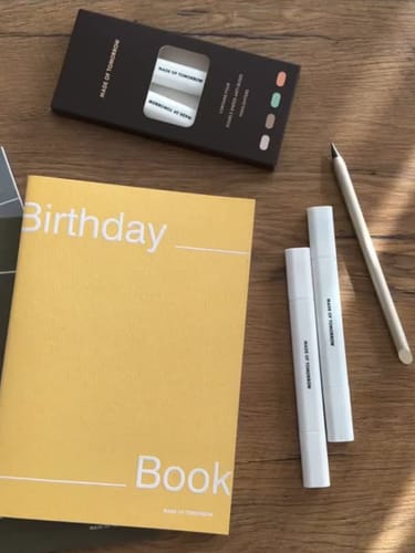 Customer photo review of Birthday Book