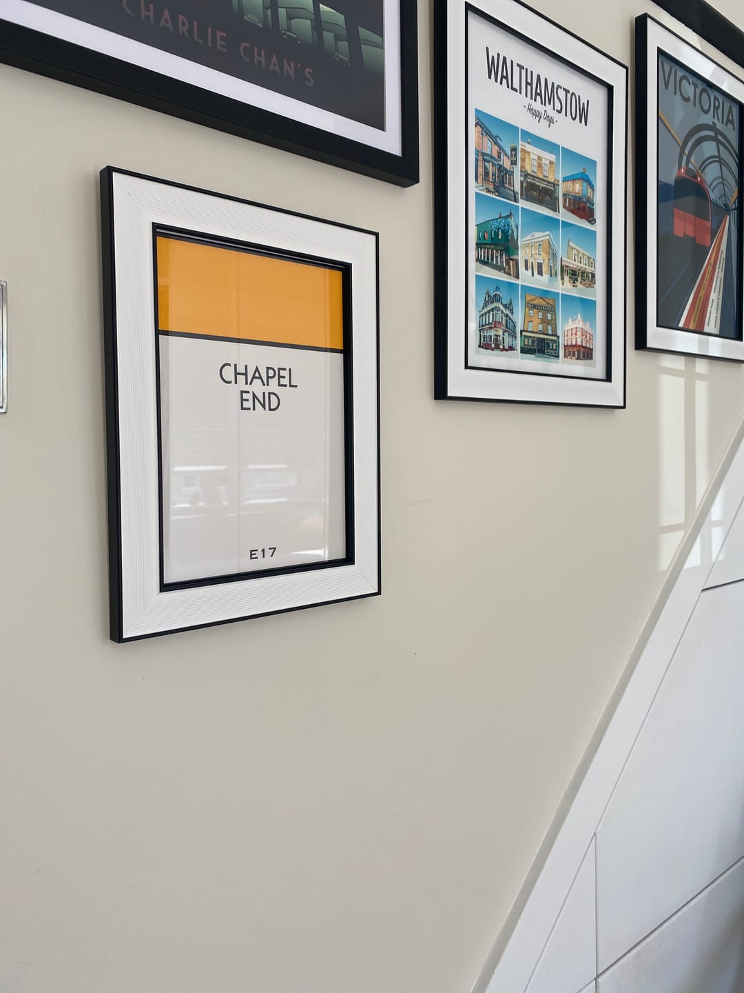 Customer photo review of Personalised Street Name Print
