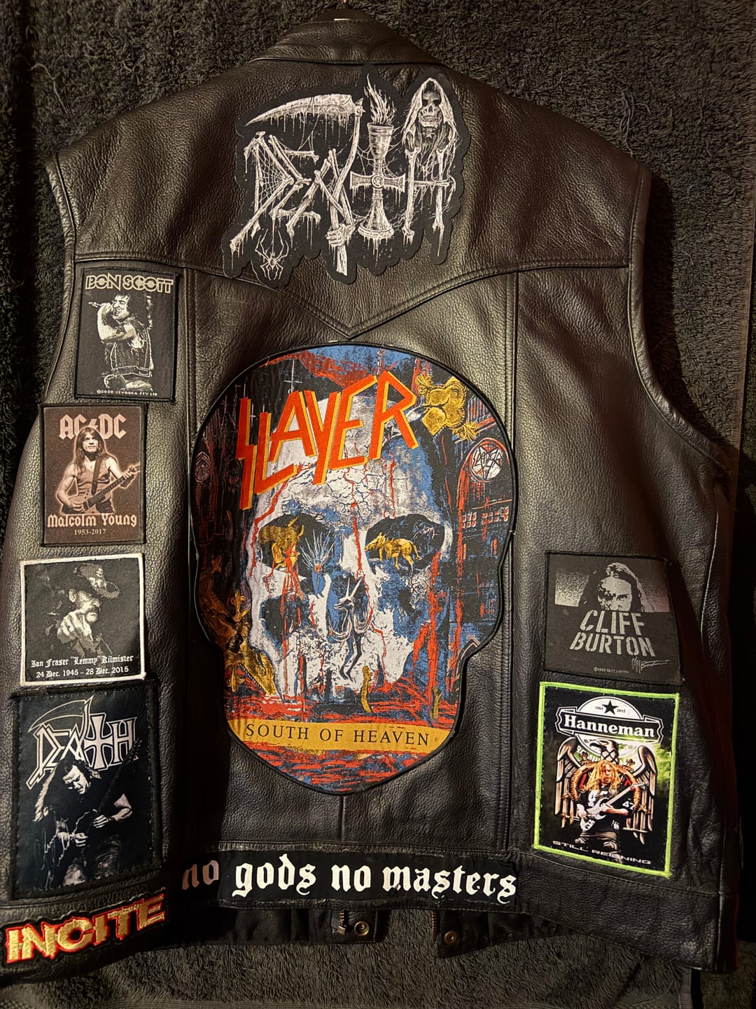 Customer photo review of Death - Riddickart Logo - Oversize Patch