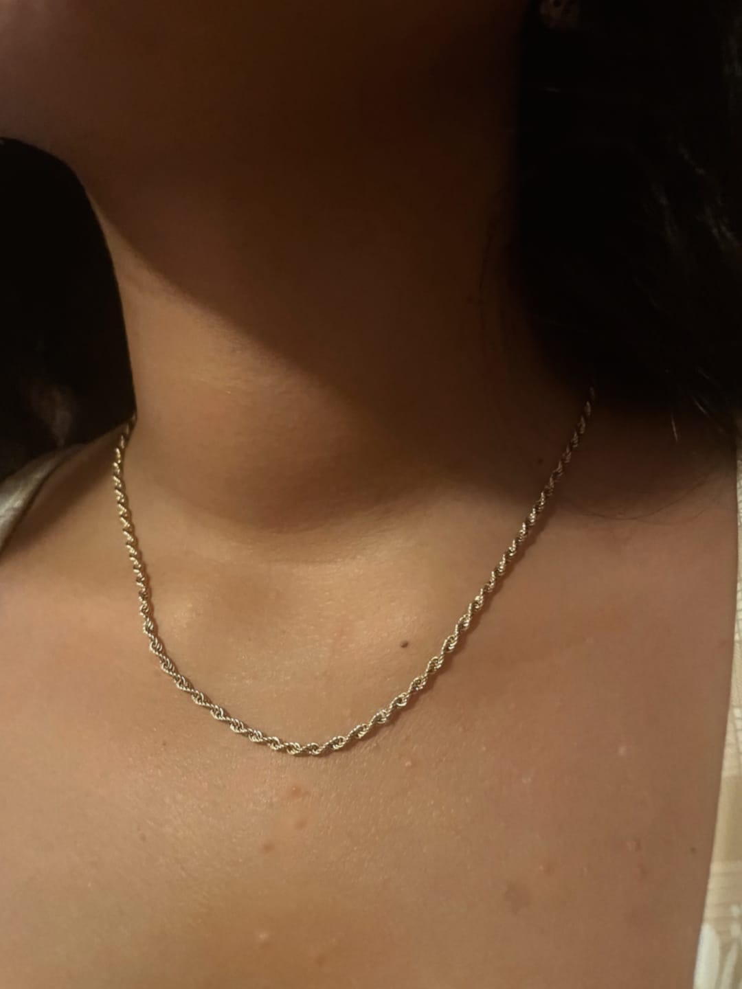 Customer photo review of Thin Rope Chain