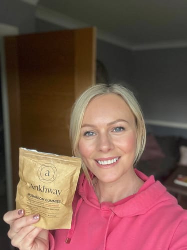 Customer photo review of Mushroom Gummies