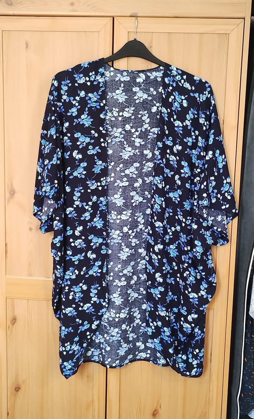 Customer photo review of All Over Blossoms Viscose Challis Fabric