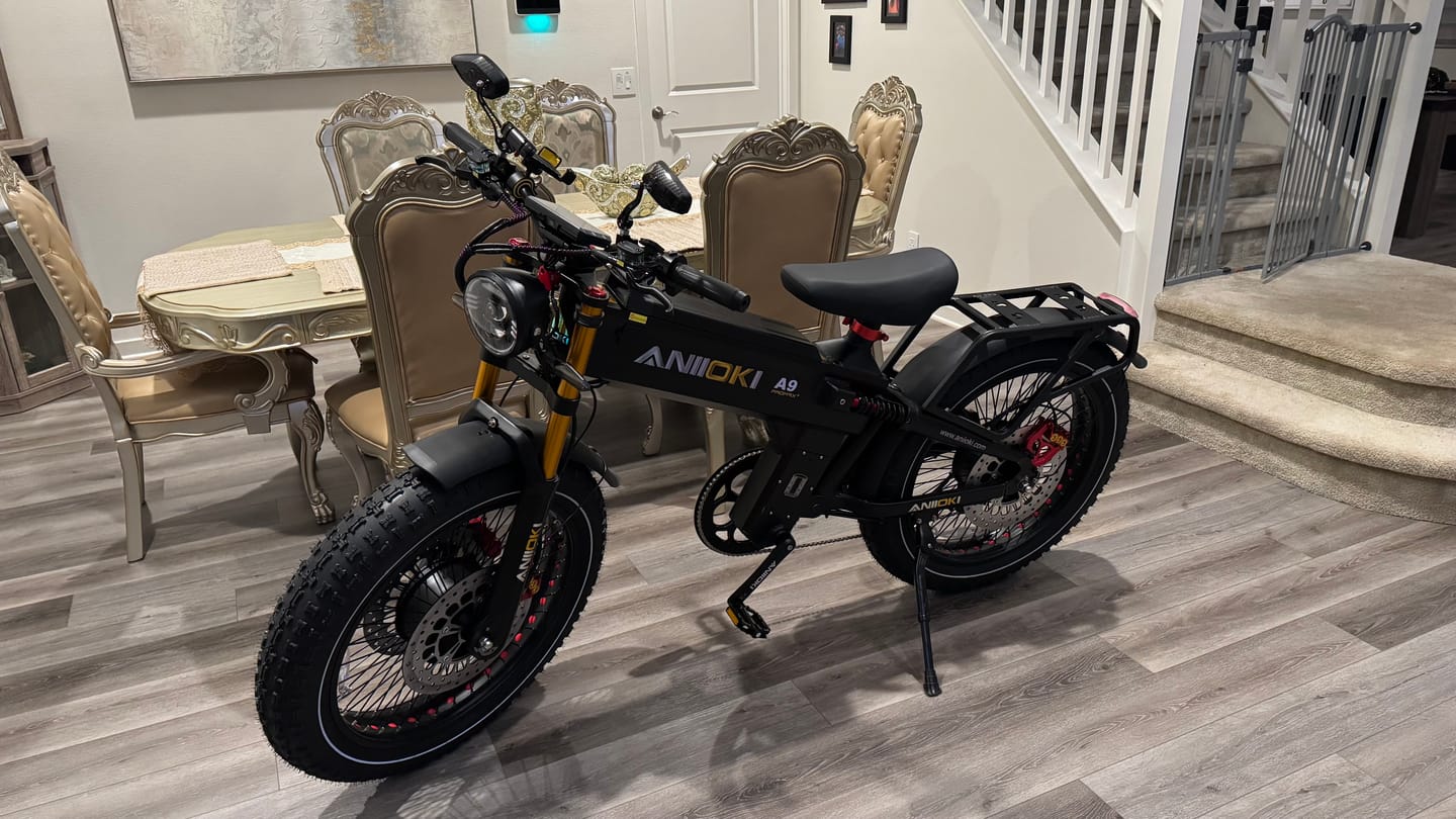 Customer photo review of 2025 Version A9 Pro Max 60V Dual Motor Ebike
