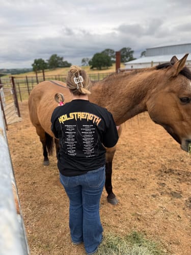 Customer photo review of Band Verse Tee