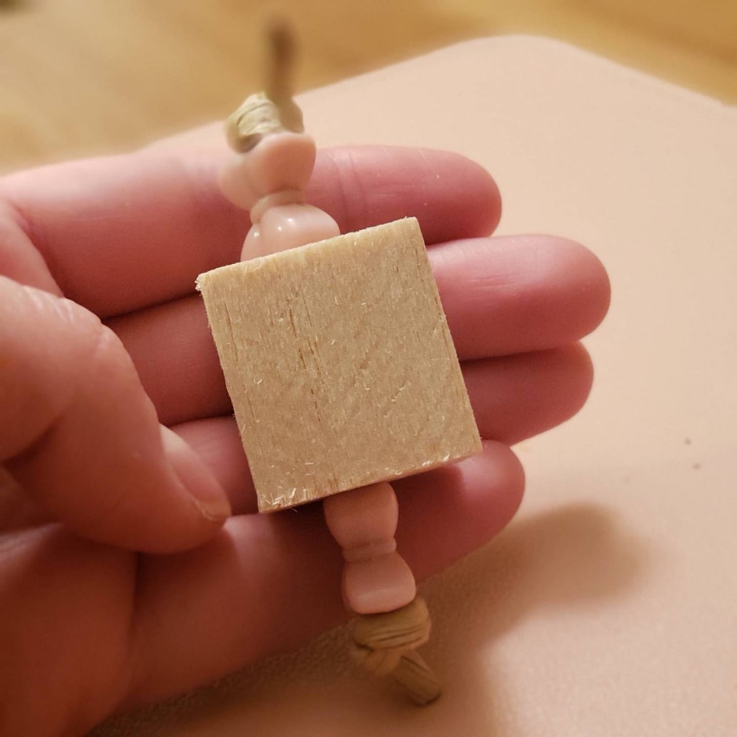 Customer photo review of 1" Natural Balsa Cubes - 10 Pack