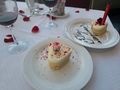 Customer photo review of Cena Romántica