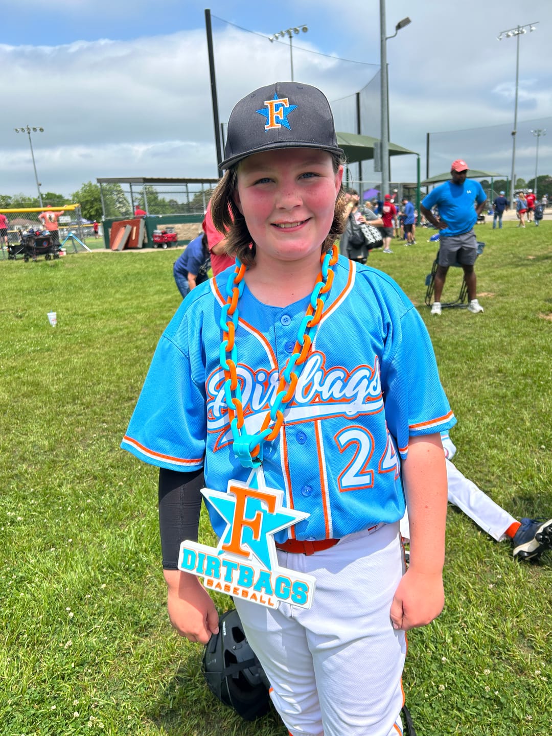 Customer photo review of Custom Light Blue White-Royal Classic Style Authentic Baseball Jersey