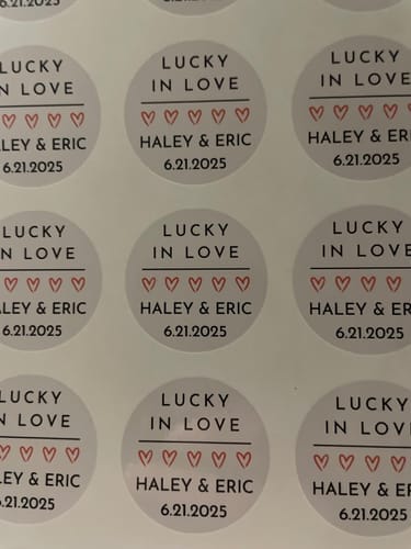 Customer photo review of Vinyl Stickers