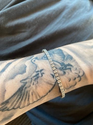 Customer photo review of TENNISBOY BRACELET. - 3MM