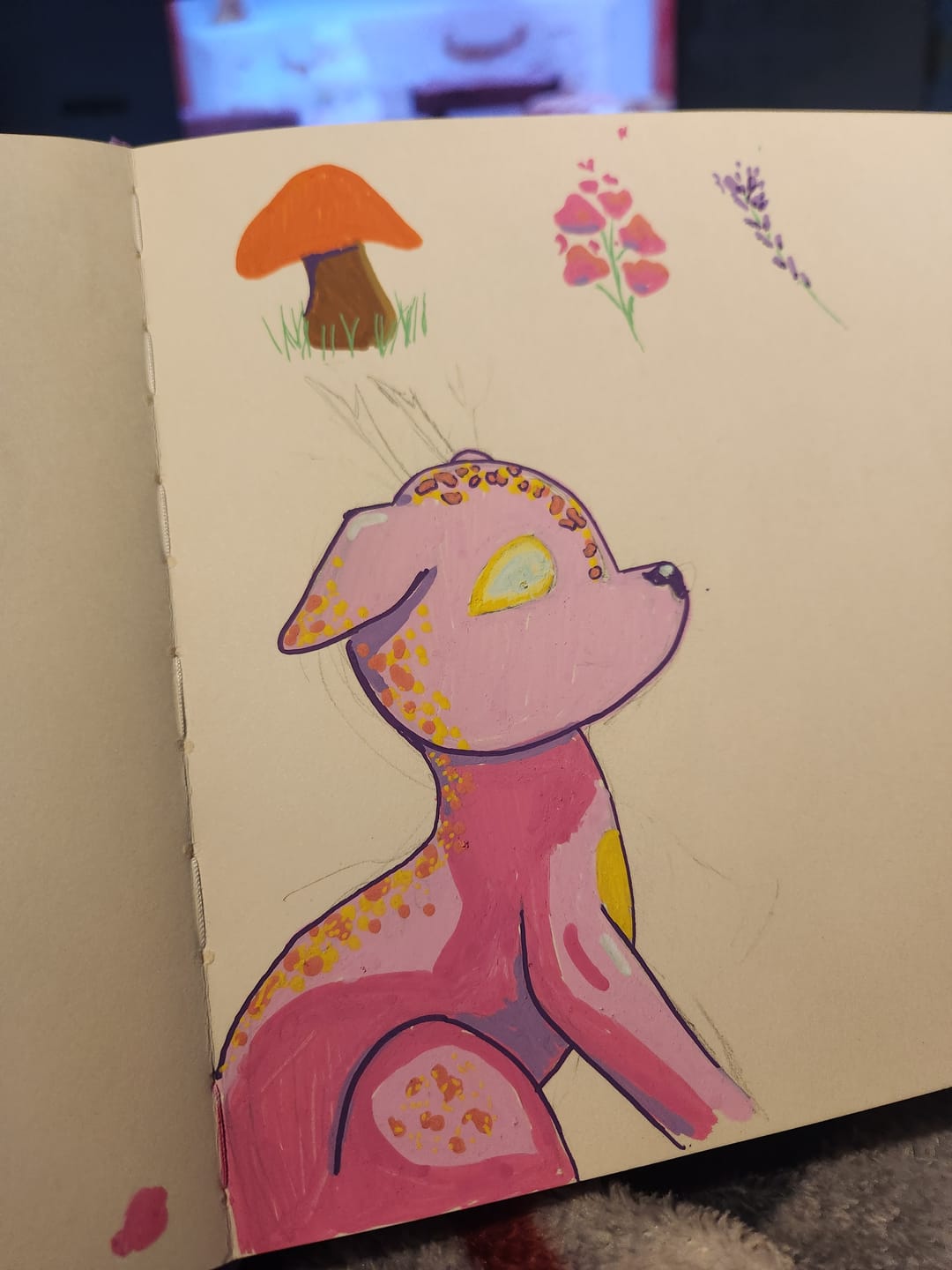 Customer photo review of Ohuhu Acrylic Markers 24 Colors 48 Pack